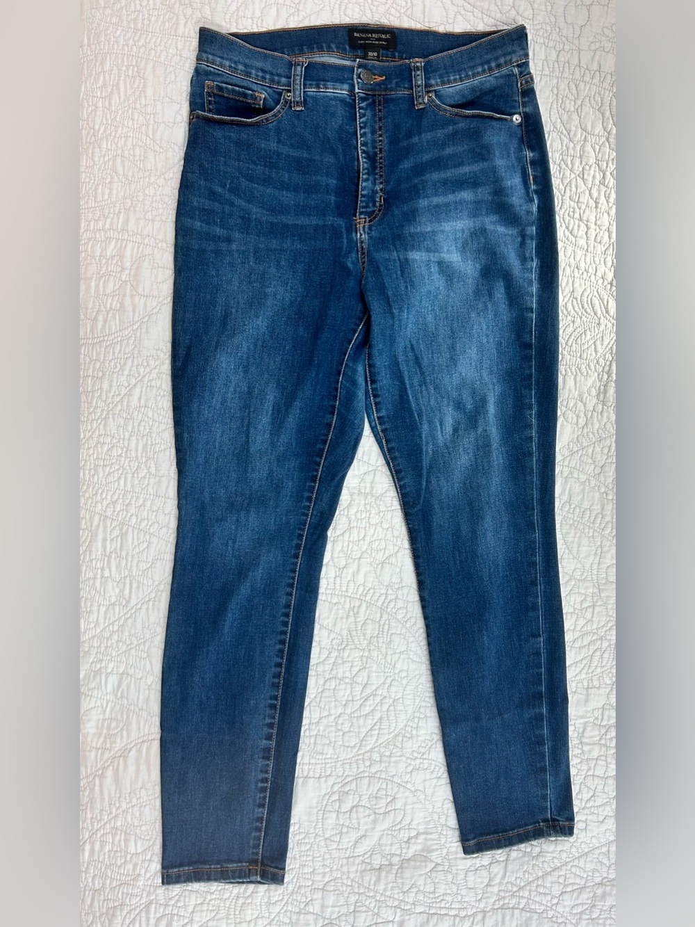 Banana Republic Curvy High Rise Skinny Jeans Women’s 30/10 Stretch Denim
